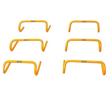 Set of 6 Mini Speed Hurdles, 6" PVC, for Agility & Coordination in Multiple Sports