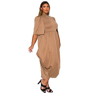 Plus Size Aesira Tulip Hem Pocket Dress
