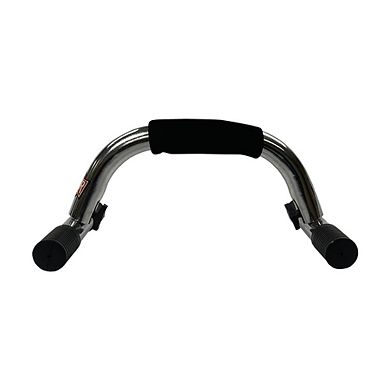 Training Push Up Bars with non-skid feet for upper body strength—shoulders, chest, core.