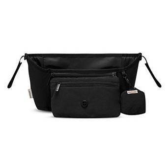 Huggies Babywear Water Resistant Stroller Caddy with Zippered Pockets & Detachable Pacifier case 2 pc Set