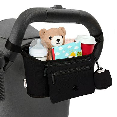 Huggies Babywear Water Resistant Stroller Caddy with Zippered Pockets & Detachable Pacifier case 2-Piece Set