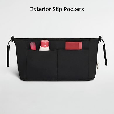 Huggies Babywear Water Resistant Stroller Caddy with Zippered Pockets & Detachable Pacifier case 2-Piece Set