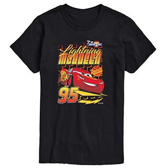 Men's Disney / Pixar's Cars Lightning McQueen Racing Graphic Tee