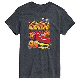 Men's Disney / Pixar's Cars Lightning McQueen Racing Graphic Tee