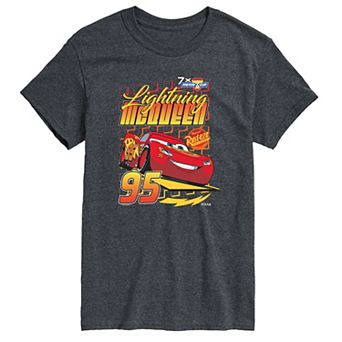 Men's Disney / Pixar's Cars Lightning McQueen Racing Graphic Tee