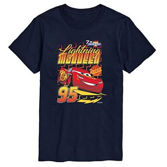 Men's Disney / Pixar's Cars Lightning McQueen Racing Graphic Tee