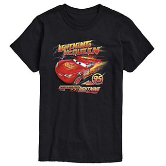 Men's Disney / Pixar's Cars Lightning McQueen Thunder Graphic Tee