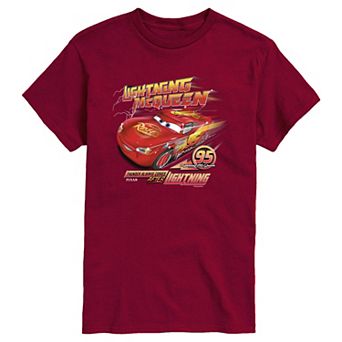 Men's Disney / Pixar's Cars Lightning McQueen Thunder Graphic Tee