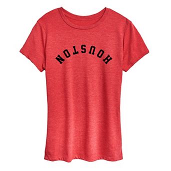 Women's Houston Upside Down Graphic Tee