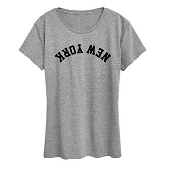 Women's New York Upside Down Graphic Tee