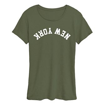 Women's New York Upside Down Graphic Tee