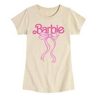 Girls 7-16 Barbie Logo Bow Graphic Tee