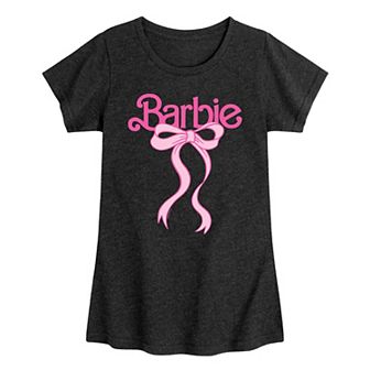 Girls 7-16 Barbie Logo Bow Graphic Tee