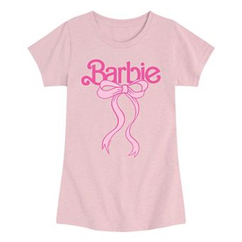 Girls 7-16 Barbie Logo Bow Graphic Tee