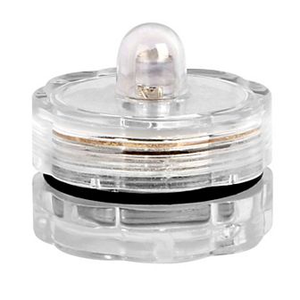 3 pc Submersible LED Tea Lights Waterproof, Battery Operated Candle Lamps for Decoration