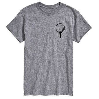 Big & Tall Golf Ball On Tee Graphic Tee