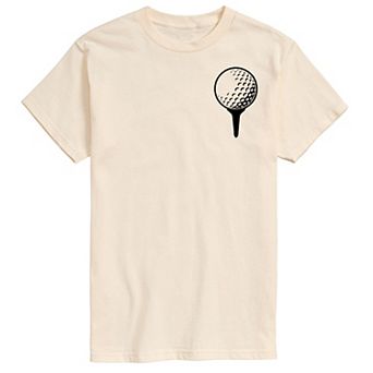 Big & Tall Golf Ball On Tee Graphic Tee