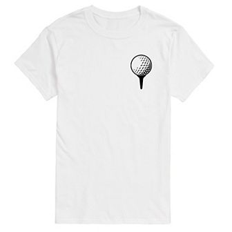 Big & Tall Golf Ball On Tee Graphic Tee