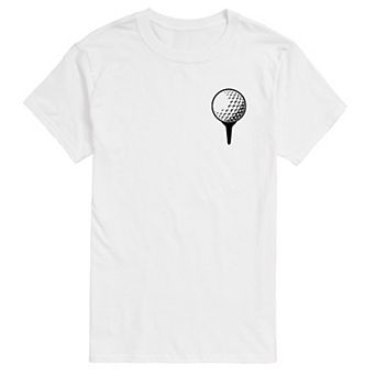 Big & Tall Golf Ball On Tee Graphic Tee