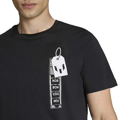 Big & Tall adidas Messi Fun Graphic T-Shirt