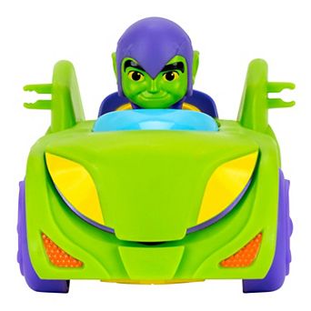 Marvel Spidey & Friends Green Goblin Web Dart Zoomers Little Vehicle With Accessories