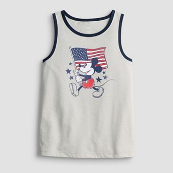 Boys 4-12 Jumping Beans® Disney's Mickey Mouse American Flag Graphic Tank Top