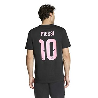 Big & Tall adidas Messi Name & Number Graphic Soccer T-Shirt