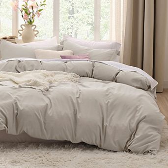 Bedsure 3 pc Extra Soft Reversible Duvet Cover Set