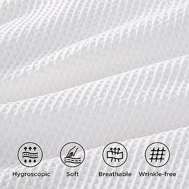 Bedsure GentleSoft™ 3-pc. Cotton Waffle Weave Reversible Duvet Cover Set