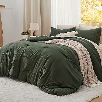 Bedsure 3-pc. Extra Soft Reversible Comforter Set Queen