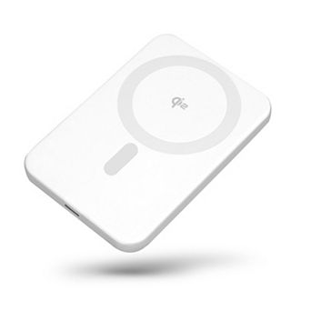 Aluratek 5000mAh Wireless Qi2 MagSafe Compatible Power Bank