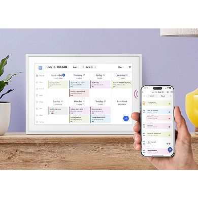 Aluratek 10.1-Inch Smart WiFi Digital Calendar & Photo Frame with Touchscreen Display