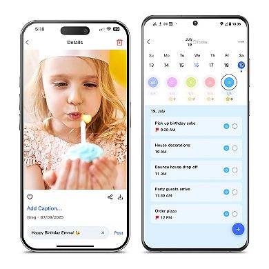 Aluratek 10.1-Inch Smart WiFi Digital Calendar & Photo Frame with Touchscreen Display