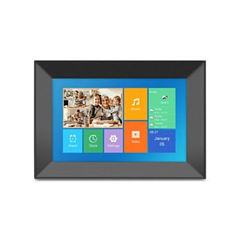 Aluratek 8-Inch WiFi Touchscreen Digital Photo Frame with Auto Rotation & 16GB Memory