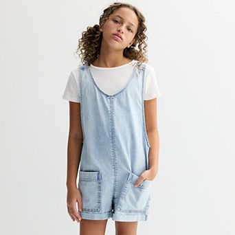 Girls 6-20 SO® Relaxed Shortall in Regular & Plus Size