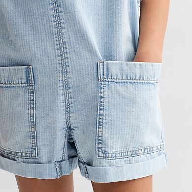 Girls 6-20 SO® Relaxed Shortall in Regular & Plus Size