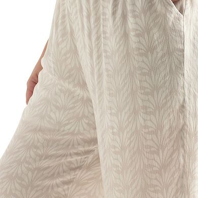 Plus Size AB Studio Pull-On Wide Leg Crop Pants