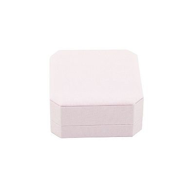 Brilliance Fine Silver-Plated Cubic Zirconia Hoop Earrings & Double Layer Chain Necklace Set