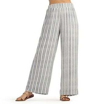 Women's AB Studio Stripe Wide Leg Pants