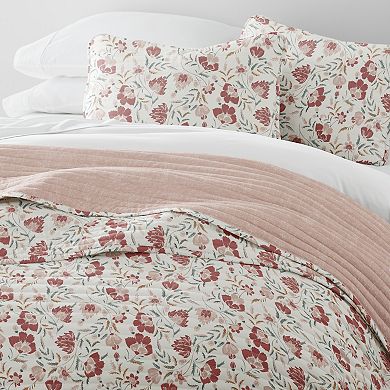 All Season Quilt Set Patterned Reversible Ultra Soft Bedding