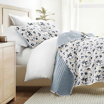 All Season Quilt Set Patterned Reversible Ultra Soft Bedding