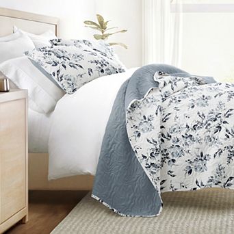 All Season Quilt Set Patterned Reversible Ultra Soft Bedding