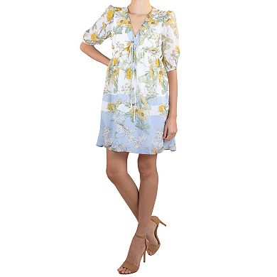 Women's Maison Tara Empire Waist Printed Dress