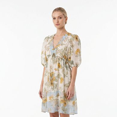 Women's Maison Tara Empire Waist Printed Dress