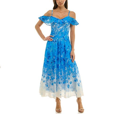Женские платья Maison Women's Maison Tara Cold Shoulder Midi Dress
