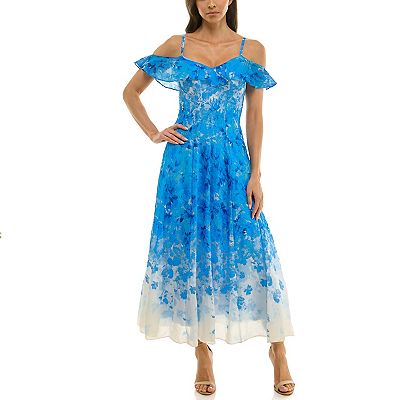 Maison Tara Crinkle Voile Sleeveless Midi Dress