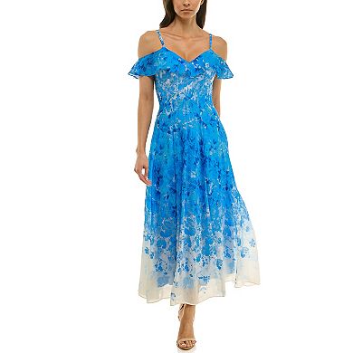 Women's Maison Tara Cold Shoulder Midi Dress