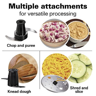 Hamilton Beach Stack & Snap 12-Cup Food Processor