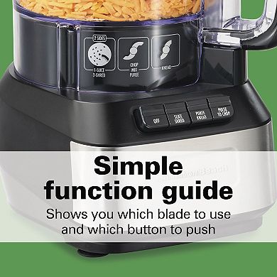 Hamilton Beach Stack & Snap 12-Cup Food Processor