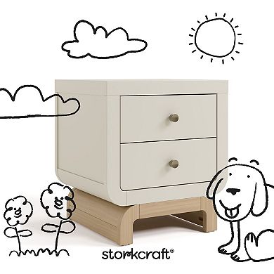 Storkcraft Santorini 2-Drawer Nightstand